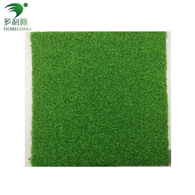 กอล์ฟวางหญ้าเทียมสีเขียวด้วย PP Net SPU Lattex Backing และ Polypropylene