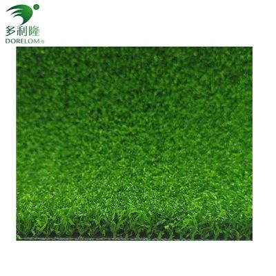 กอล์ฟวางหญ้าเทียมสีเขียวด้วย PP Net SPU Lattex Backing และ Polypropylene