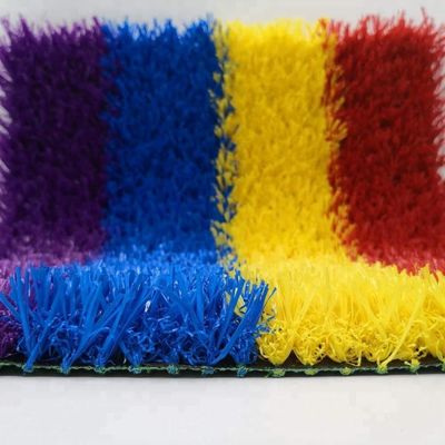 สีแดง สีเหลือง สีน้ําเงิน สีม่วง เด็กเทียม หญ้าหญ้าหญ้าสายรุ้ง