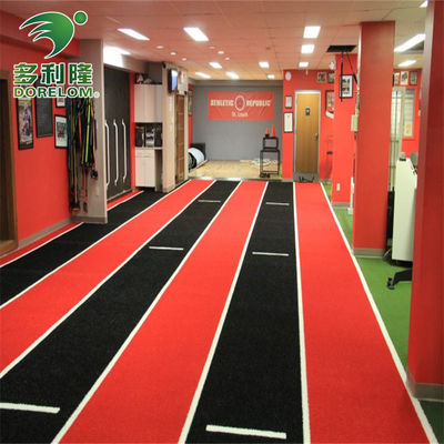 ปรับปรุงการออกกําลังกายของคุณด้วย Dorelom สีเขียวหญ้าเทียม Gym พื้น Mat และสล็อต Track