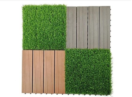การค้าเทียมหญ้าหญ้าเทียม Interlocking การออกแบบ 3/8 นิ้ว Gauge DIY Pet Lawn Mat