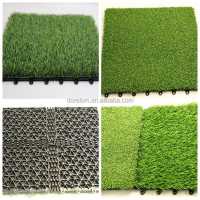 กระเบื้องหญ้าเทียม 30x30cm 3cm สูง หญ้าเขียว เหมาะสําหรับภายในและภายนอก
