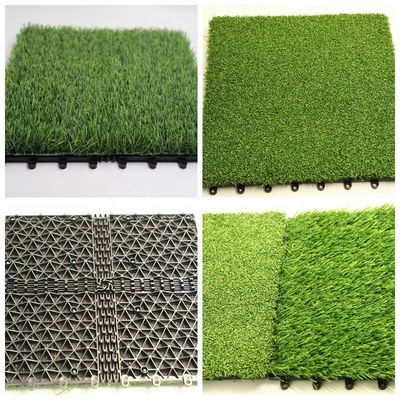 25-60 มิลลิเมตร ความสูงของค้อน พืชประดิษฐ์ที่เชื่อมตัวกระจกกับ PP NET PU Double Backing