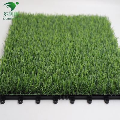 25-60 มิลลิเมตร ความสูงของค้อน พืชประดิษฐ์ที่เชื่อมตัวกระจกกับ PP NET PU Double Backing