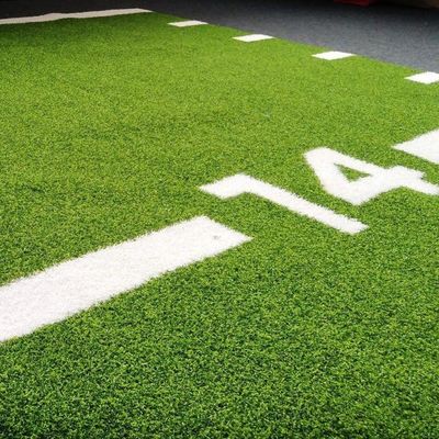 พื้นกีฬาหญ้าสังเคราะห์สีน้ําตาลที่สบายสําหรับการออกกําลังกายสวน Bliss Gym Turf Mat