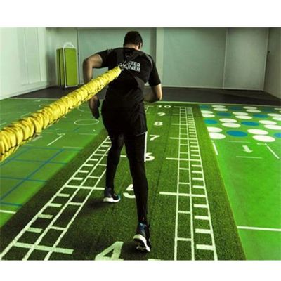 SPU ทนทาน ผิวเคลือบ ฟิตเนสฝึกอบรม กีฬา กีฬาเทียมหญ้า Mat สําหรับกีฬา floor sled track