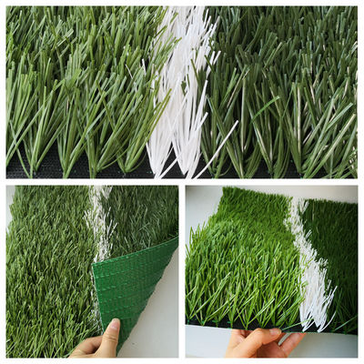 การรับรอง ISO14001 หญ้าเทียม 40mm/50mm/60mm สําหรับสนามฟุตบอล
