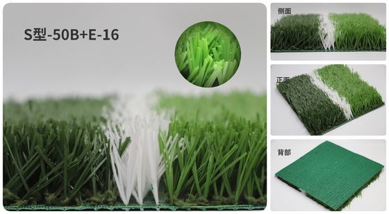 สร้างที่ยั่งยืน สีเขียว PE 12000 DTEX หญ้าสังเคราะห์สําหรับสนามฟุตบอล