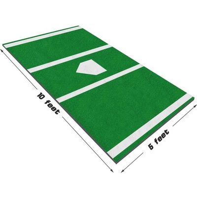บาสบอลหญ้าสังเคราะห์ สีแดง แบตเมท 12' X 6' สําหรับบ้าน แบตเมทฝึก