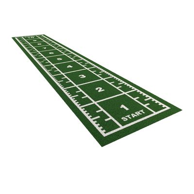 15mm Pile Height Synthetic Turf Green Grass Carpetsled for Garden and Gym Flooring พื้นที่ใช้งานในสวนและห้องออกกําลังกาย