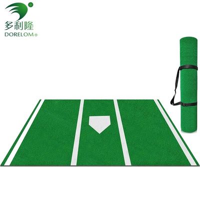 PE Monofilament PP Curly Fiber Batting Mat กติกาขนาดหญ้าสําหรับภายในภายนอก
