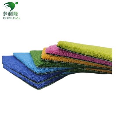 PP NET PU Double Backing Green Artificial Grass สําหรับพื้นฟิตเนส จากประเทศจีน